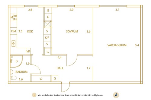 Planlösning, Kungsgatan 27