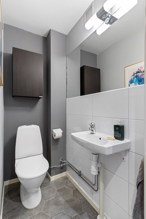 Separat wc i fräscht utförande