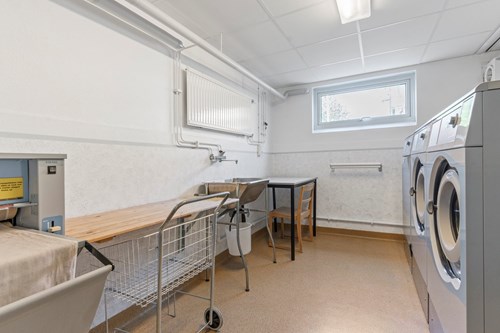 Tvättstuga i föreningen.