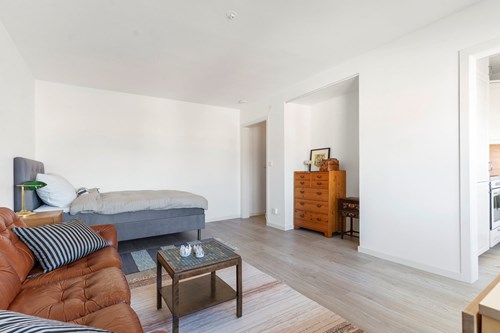 Utrymme för garderob/förvaring.